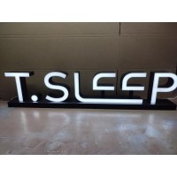 Изготовление объёмных букв T.SLEEP