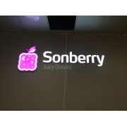 Монтаж светового короба Sonberry в ТЦ Москва